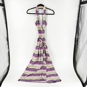 ✅ ELLIE KAI MAXI WRAP SLEEVELESS DRESS SIZE‎ 2